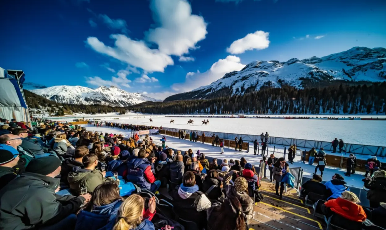 Snow polo tournament in St. Moritz